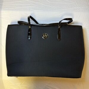 Joy‎ Mangano Gray Tote Bag with Sleek Design